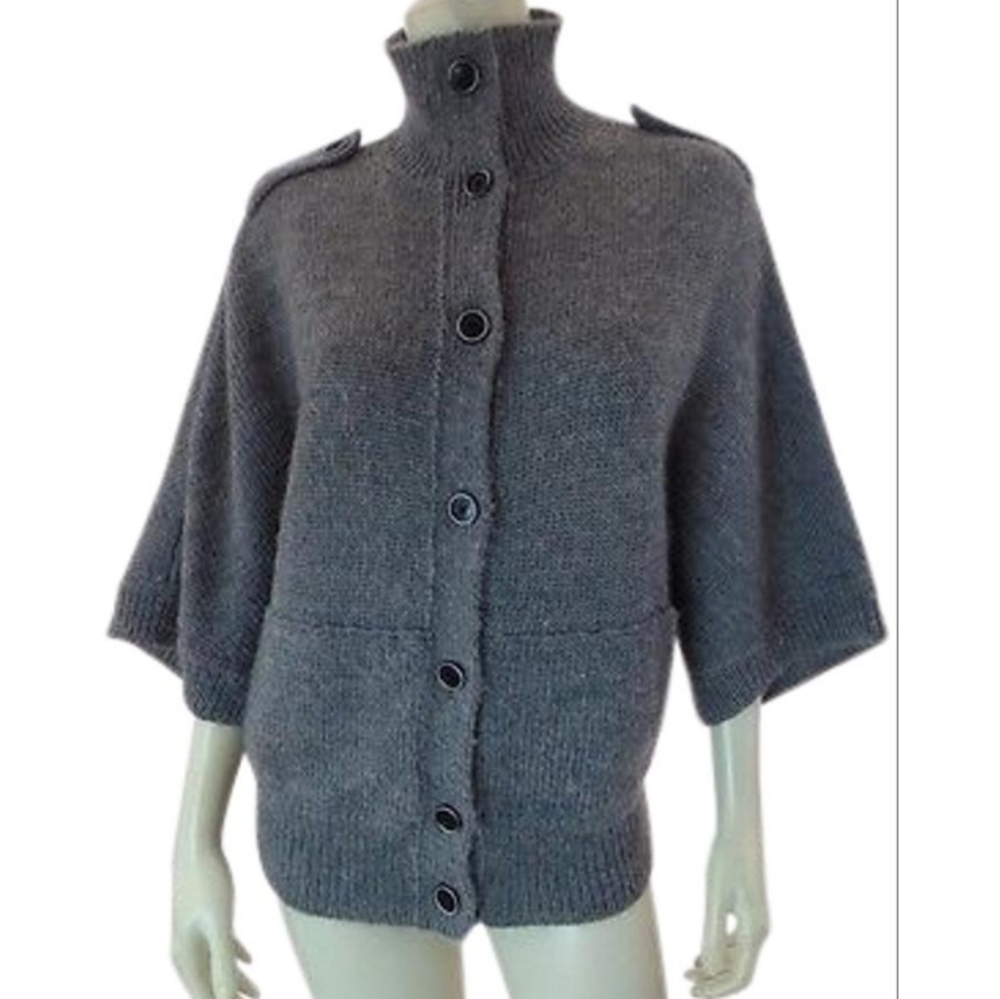 Banana Republic Sweater S Gray Alpaca Wool Blend